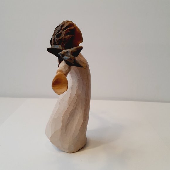 Willow Tree Figurine Happiness Girl w/ Birds Demdaco 2004 Susan Lordi - Picture 6 of 8